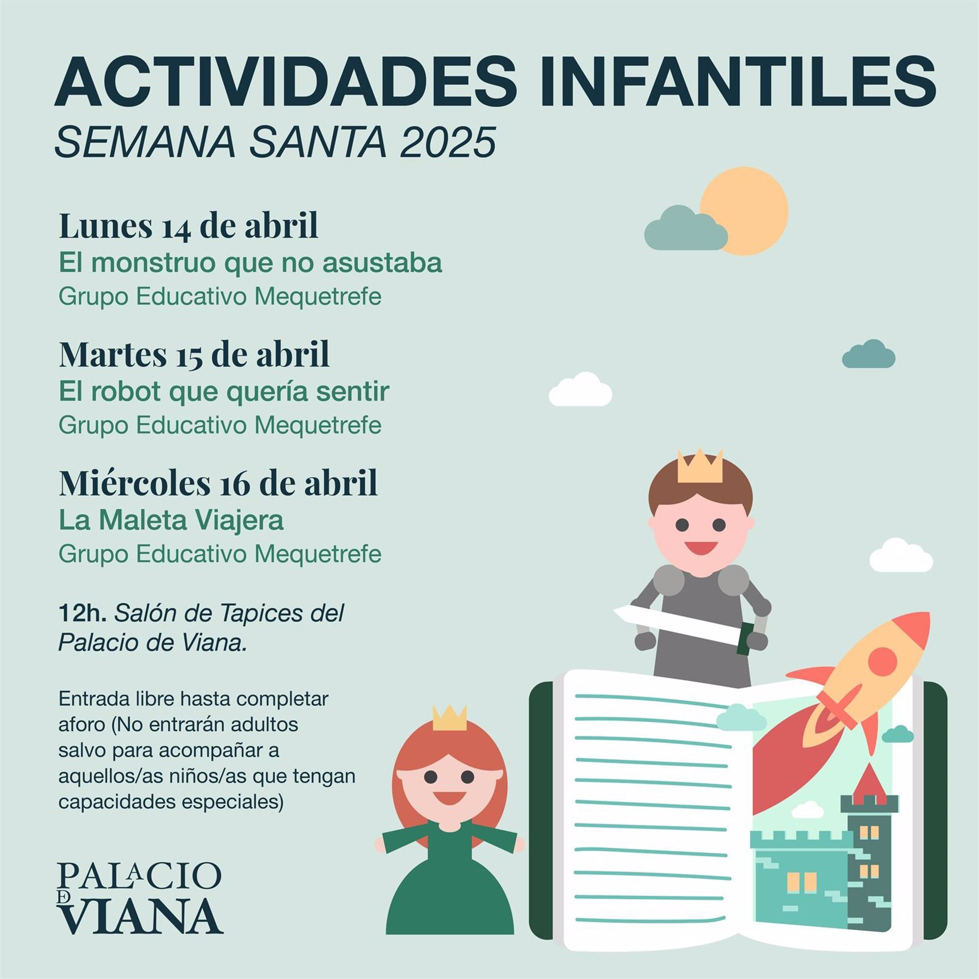 Programación de teatro infantil en el Palacio de Viana durante la Semana Santa IMAGEN FUNDACIÓN CAJASUR