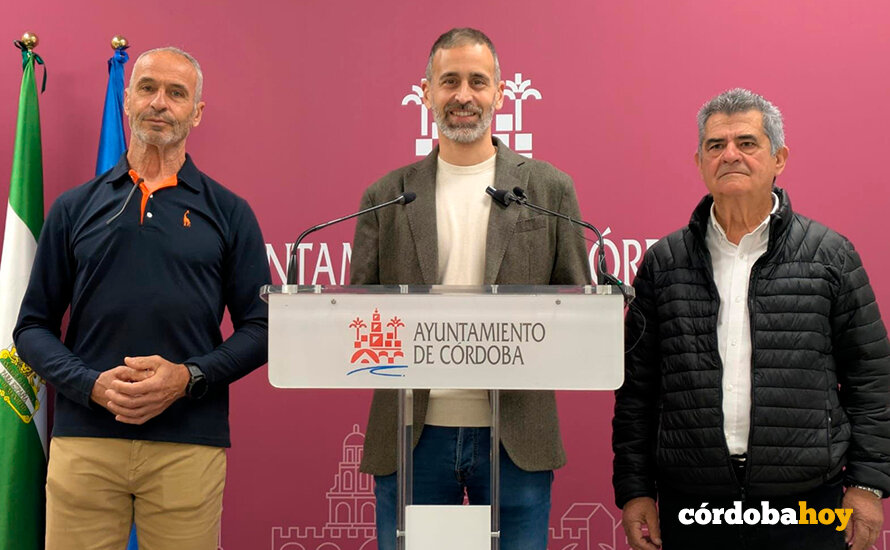 Manuel Couñago, Ángel Ortiz y Juan Moreno FOTO PSOE