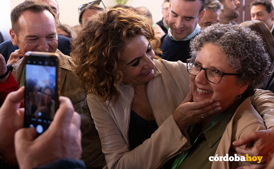 María Jesús Montero en el. congreso socialista cordobés en Puente Genil FOTO PSOE