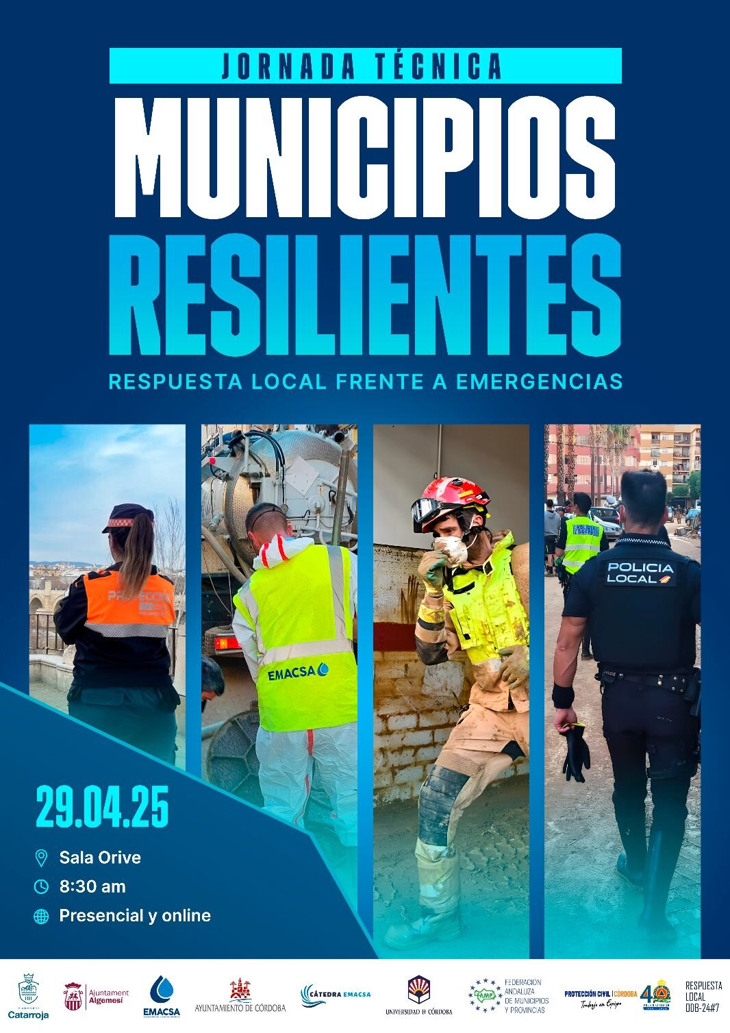 Cartel de las jornadas de la Cátedra Emacsa IMAGEN EMACSA