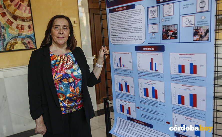 Elena León Rodríguez, posa para Córdoba Hoy