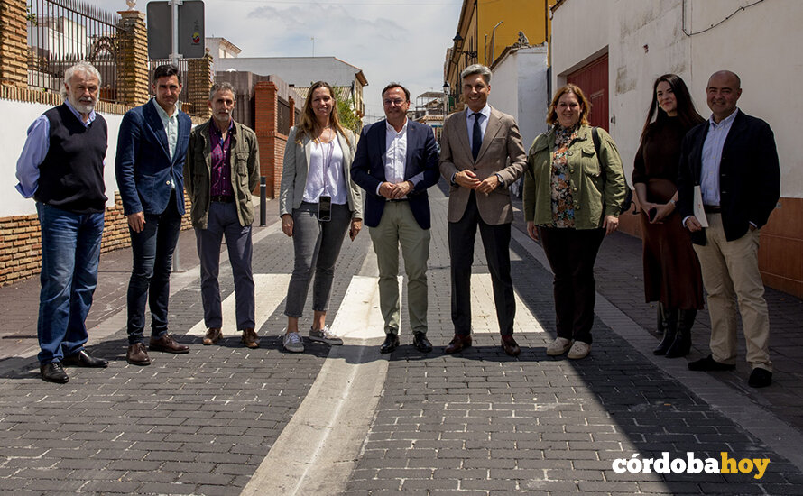 Recepción de la mejora del Paseo de los Remedios de Villafranca FOTO DIPUTACIÓN DE CÓRDOBA