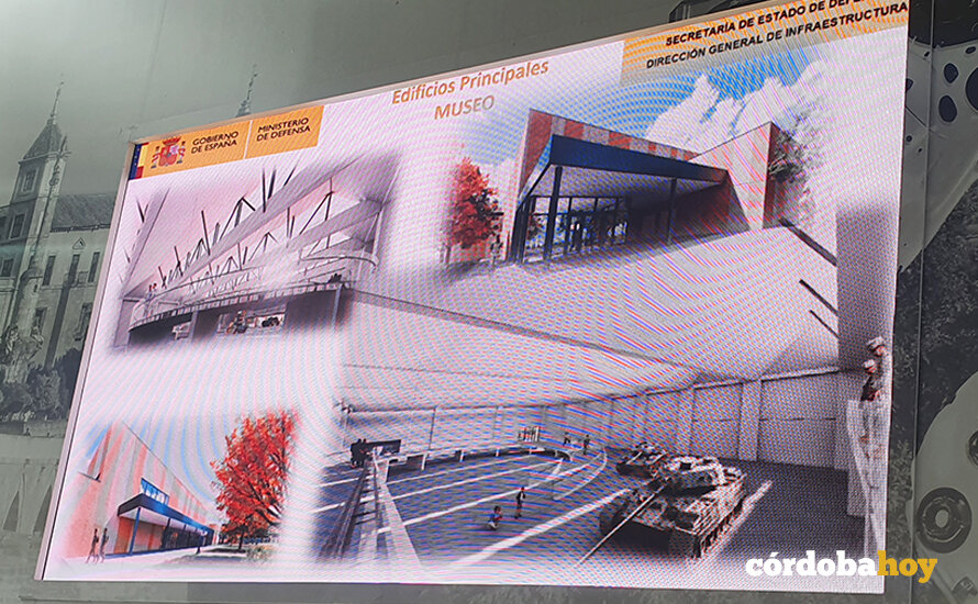 Infografía del museo que se instalará en la BLET presentada en Feindef 2025