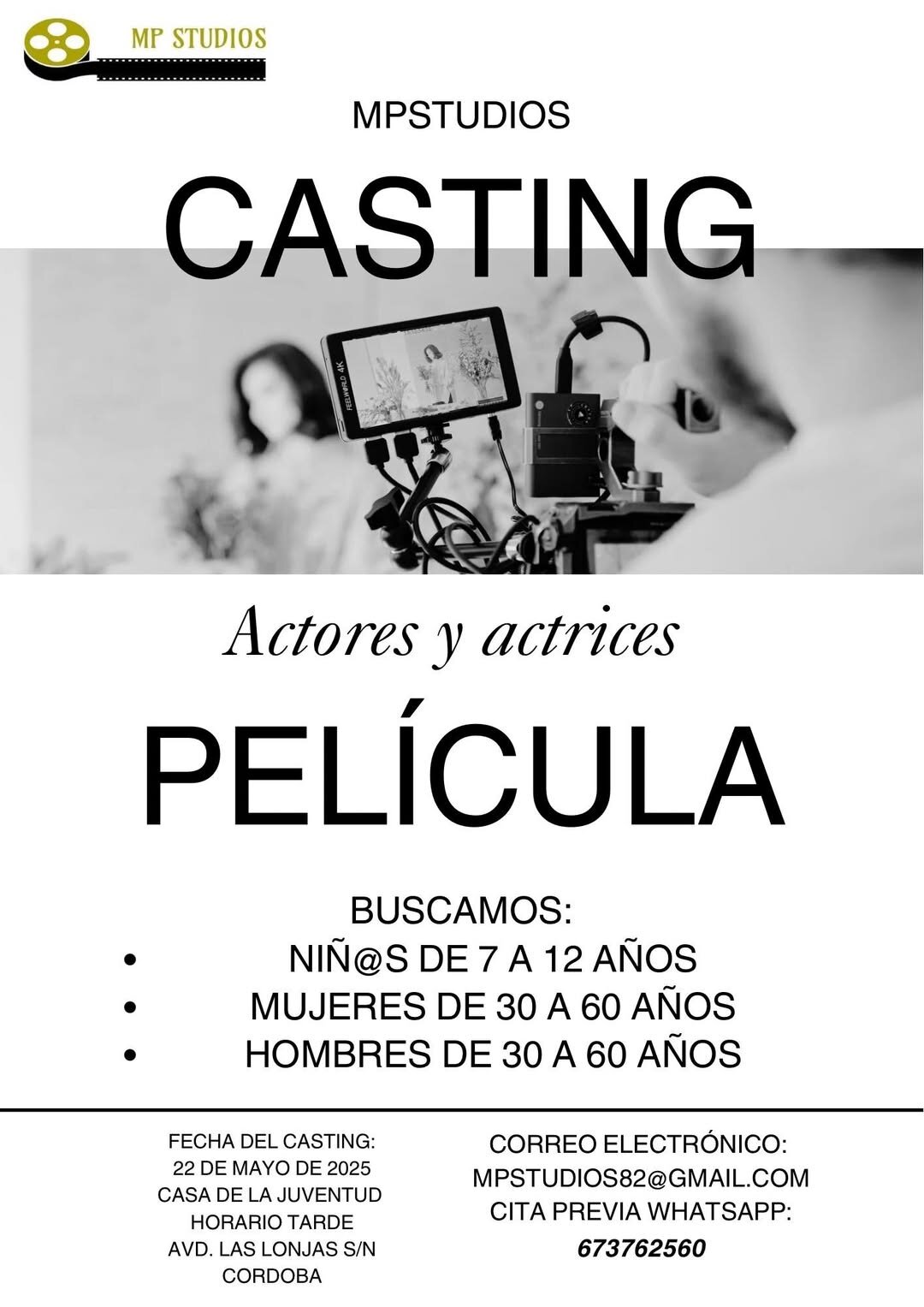 Cartel del casting