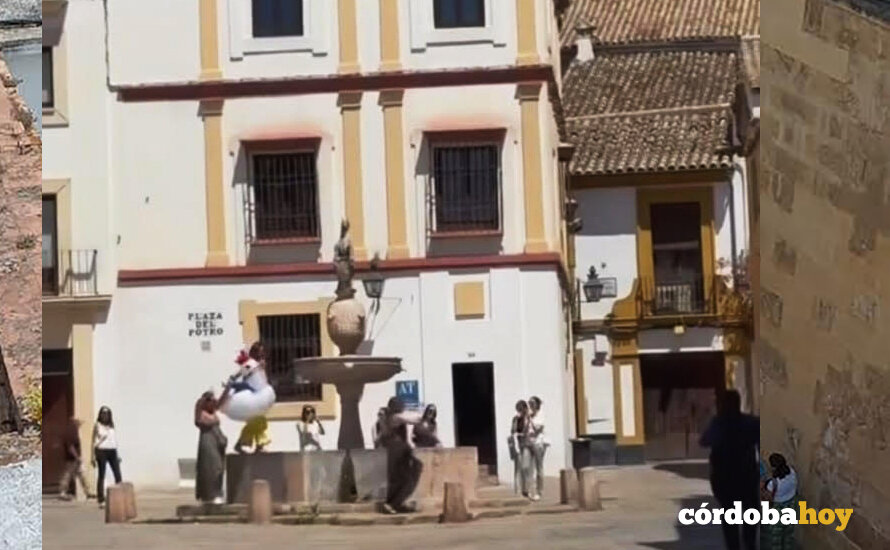 Despedida de soltera en la fuente de El Potro FOTO TWITTER DE RAFALCOR