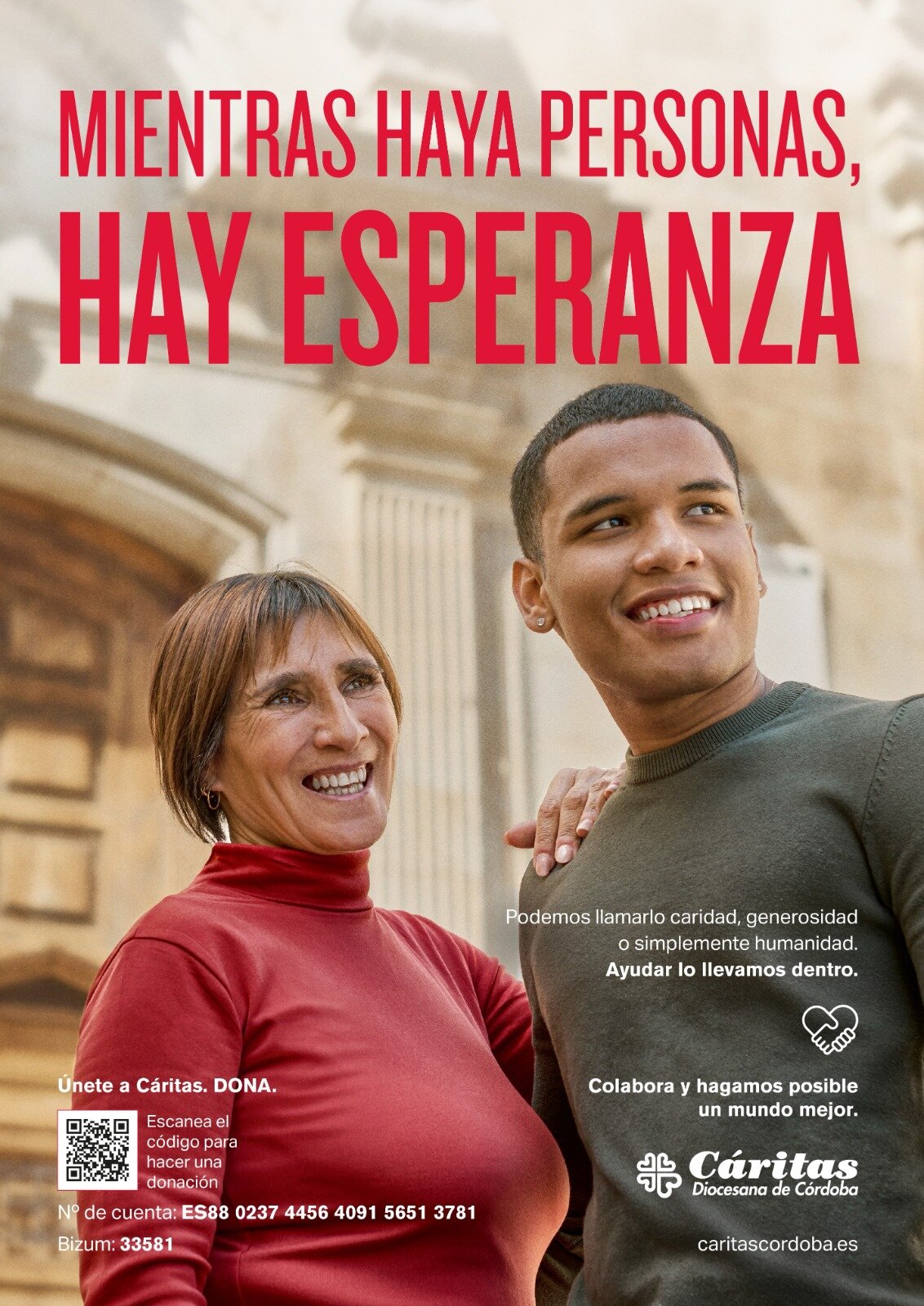 Cartel de la campaña de Cáritas Corpus 2025 