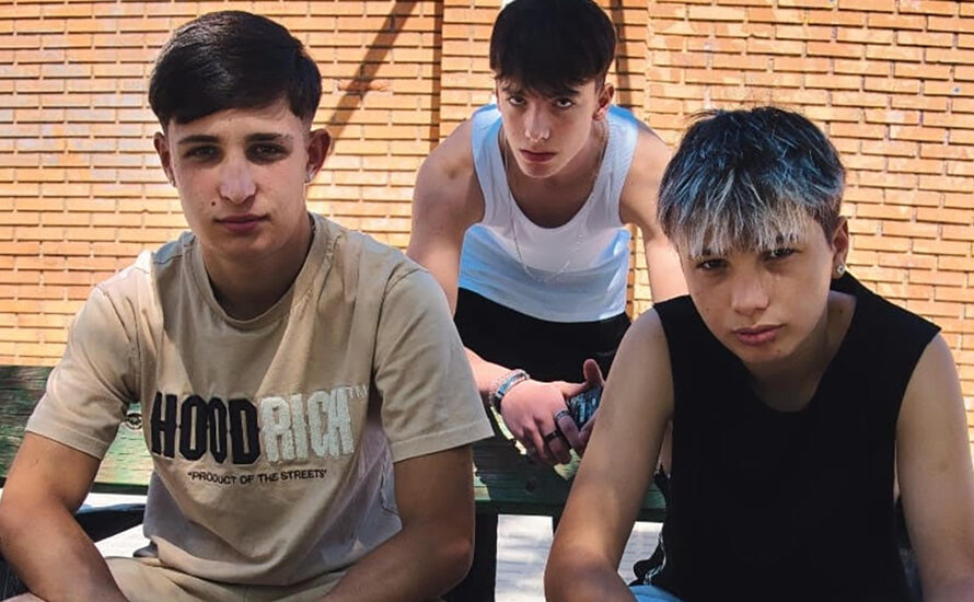 Los protagonistas del cortometraje cordobés 'Chulos de barrio'