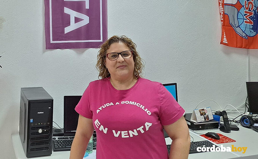 Maripaz Cruz, delegada de CTA en el comité de empresa de Atende