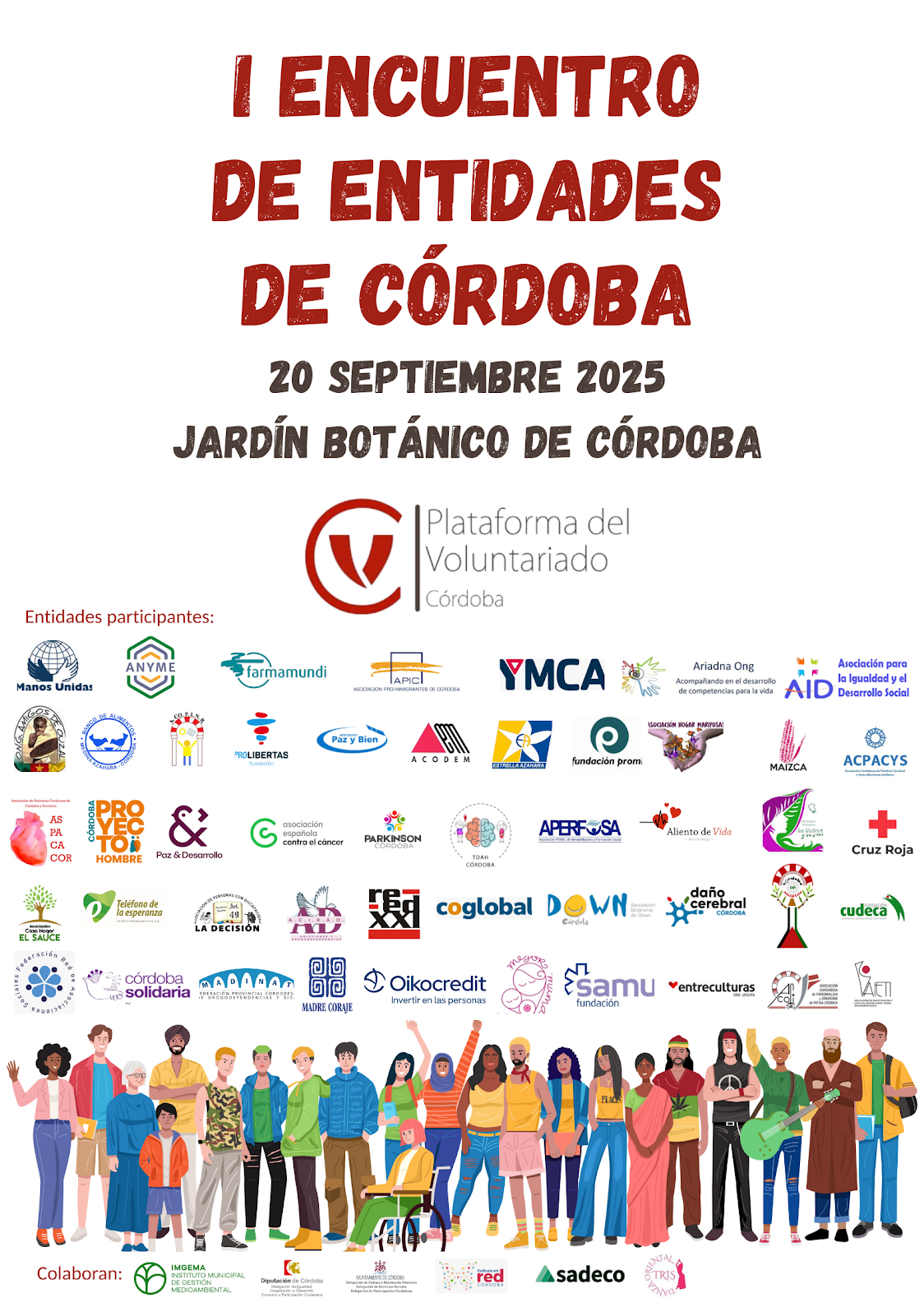 Cartel del I Encuentro de Entidades de Córdoba