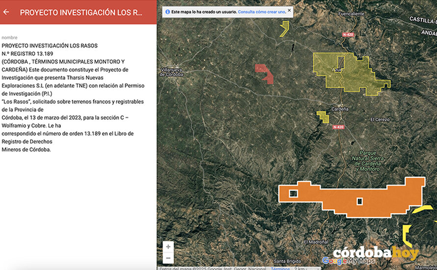 Proyecto de prospección en del Parque Natural de Cardeña-Montoro IMAGEN ANDALUCÍA ENTRE TOD@S