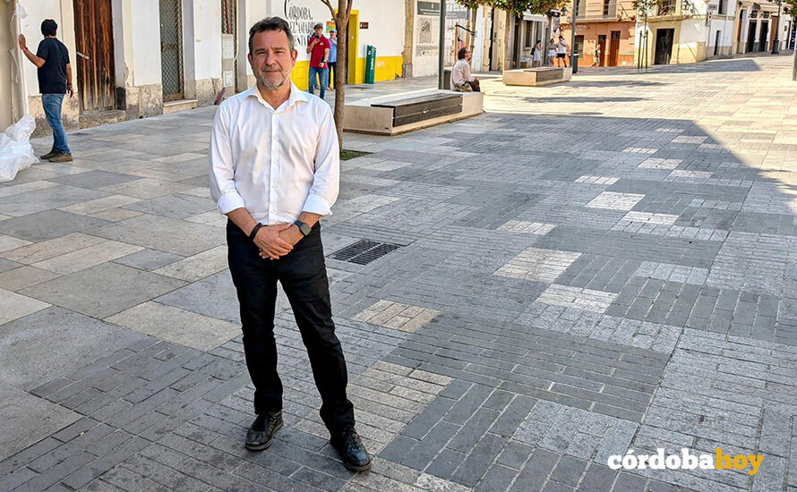 El concejal del PSOE Joaquín Dobladez en Capitulares FOTO PSOE