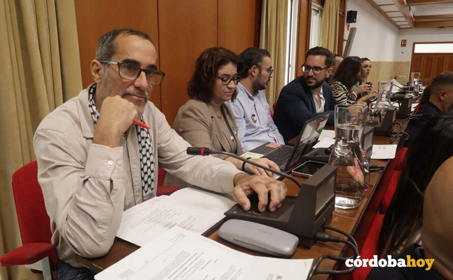 La bancada de Hacemos Córdoba en el Pleno de hoy FOTO AYUNTAMIENTO DE CÓRDOBA