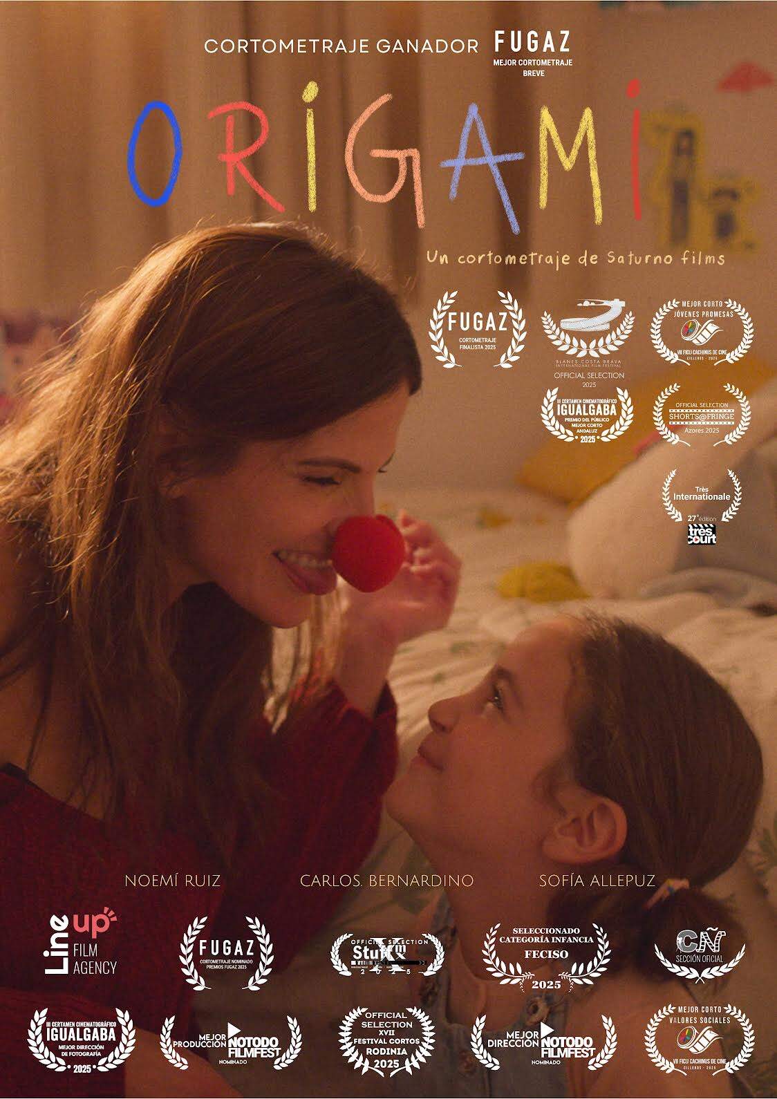 Cartel del corto 'Origami' del cordobés Álvaro León