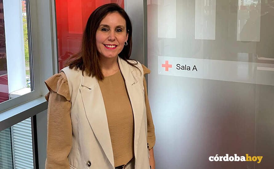 Carmen Cabello, técnica de Cruz Roja responsable de Atenpro