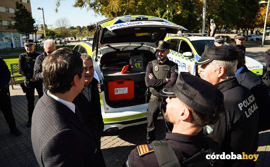 Presentación de la 'Unidad Rayo' de Policía Local para el Distrito Sur FOTO AYUNTAMIENTO DE CÓRDOBA