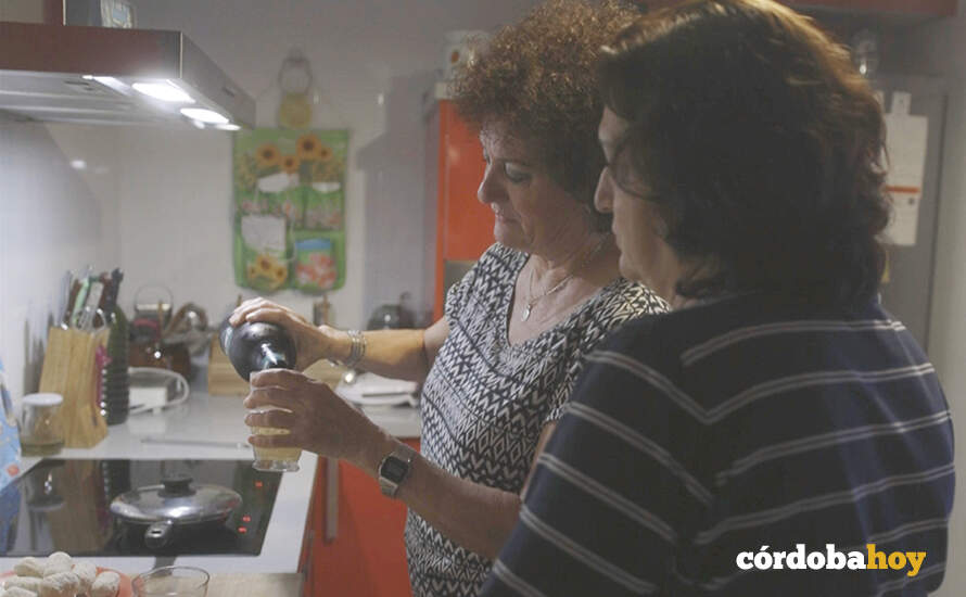 Fotografía promocional tomada durante el rodaje del corto 'Hermanas' FOTO AMPARO VEGA