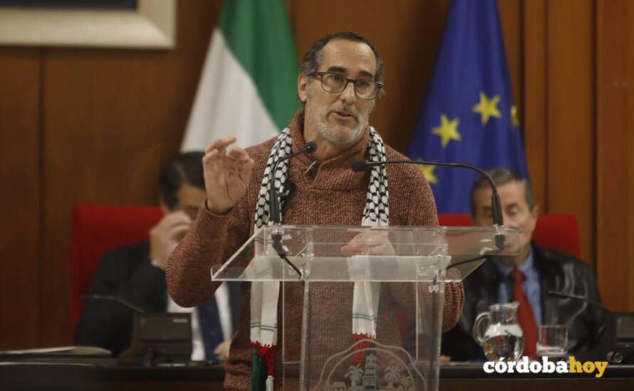 Juan Hidalgo, portavoz de Hacemos Córdoba, en el debate sobre el estado de la ciudad FOTO AYUNTAMIENTO DE CÓRDOBA