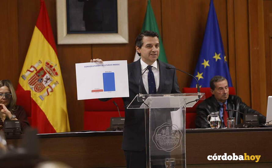José María Bellido en pleno debate sobre el estado de la ciudad FOTO AYUNTAMIENTO DE CÓRDOBA