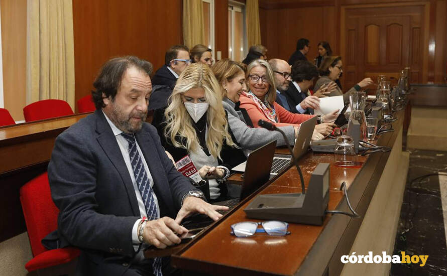 La bancada del PP en el debate sobre el estado de la ciudad FOTO AYUNTAMIENTO DE CÓRDOBA