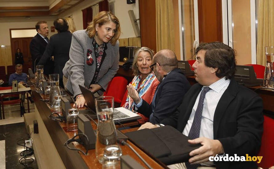 La bancada del PP en el debate sobre el estado de la ciudad FOTO AYUNTAMIENTO DE CÓRDOBA