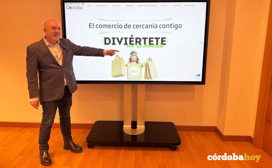 Rafael Bados, presidente de la Federación Comercio Córdoba