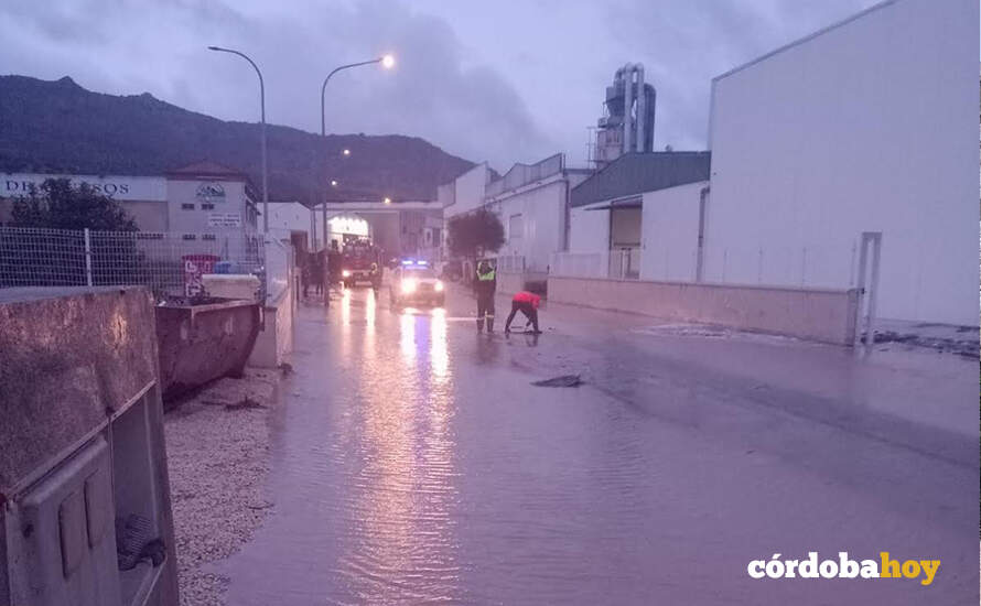Calle Rute en el polígono de Luque FOTO DIPUTACIÓN DE CÓRDOBA